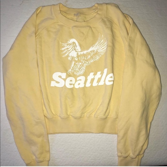 Brandy Melville Sweaters - RARE Brandy Melville yellow Seattle Amanda sweater